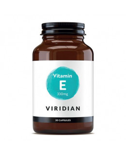 Viridian Vitamin E, 330 mg 400 iu, 30 kapslí
