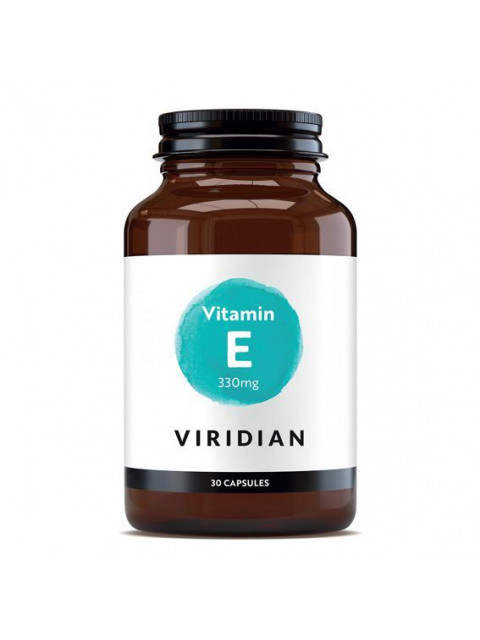 Viridian Vitamin E, 330 mg 400 iu, 30 kapslí