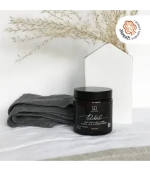 Vonná svíčka PRADĚD - vanilka bourbon, tonka - černá s víčkem