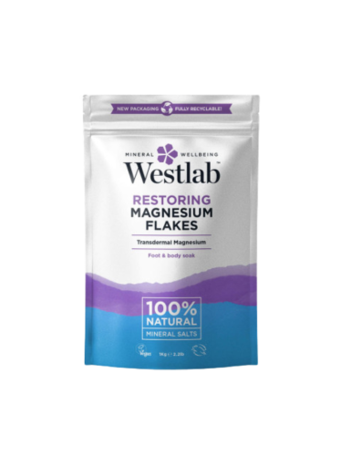 Westlab Epsomská koupelová sůl Hořčíkové vločky, 1 kg