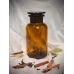 Skleněná dóza na potraviny, hnědá (2000 ml)