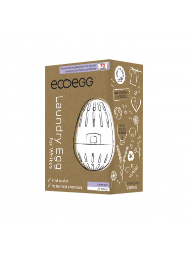 Ecoegg Prací vajíčko na bílé prádlo s vůní levandule - na 70 pracích cyklů - SLEVA ZA POŠKOZENOU KRABIČKU