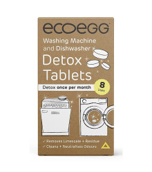 Ecoegg Detox čisticí tablety do pračky a myčky – 8 ks