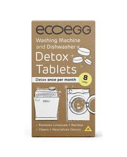 Ecoegg Detox čisticí tablety do pračky a myčky – 8 ks