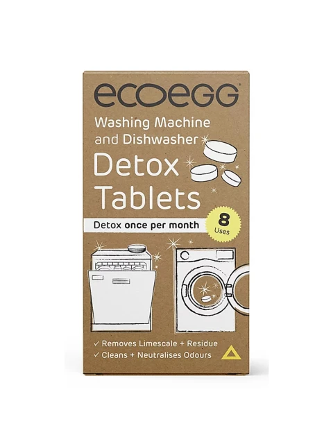 Ecoegg Detox čisticí tablety do pračky a myčky – 8 ks