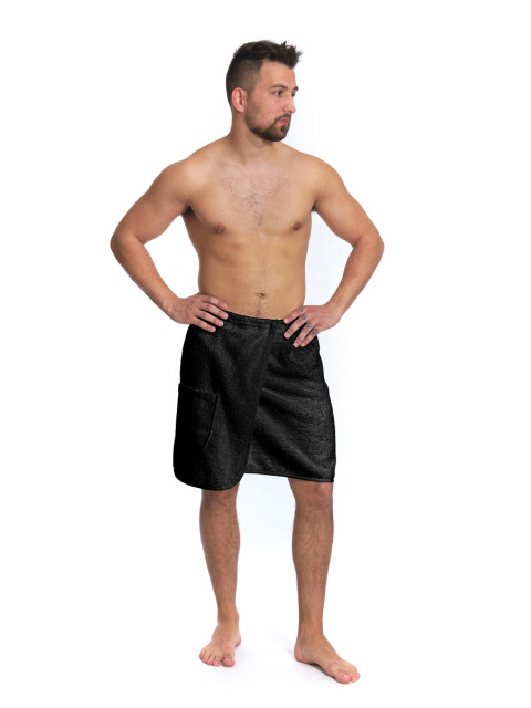Pánský saunový kilt Black