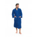 Sada Navy Blue: župan KIMONO s výšivkou + pánský saunový kilt + osuška