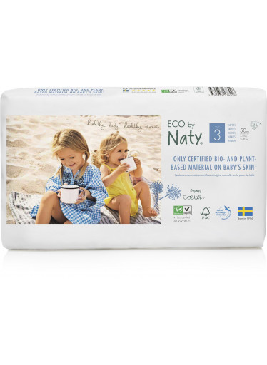 Naty Plenky Midi 4 - 9 kg - ECONOMY PACK (50 ks)