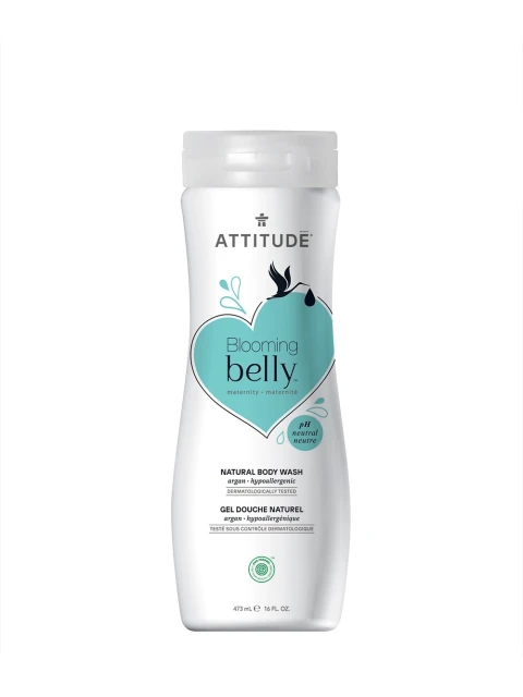 ATTITUDE Blooming Belly Přírodní tělové mýdlo nejen pro těhotné s arganem, 473 ml