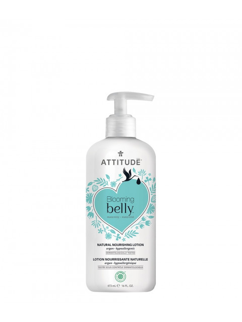 ATTITUDE Blooming Belly Přírodní vyživující tělové mléko nejen pro těhotné s arganem, 473 ml 