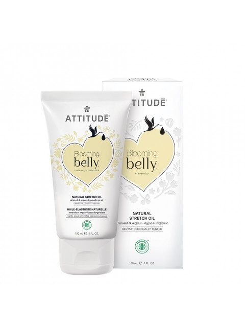 ATTITUDE Blooming Belly Přírodní olej pro těhotné a po porodu - argan a mandle, 150 ml