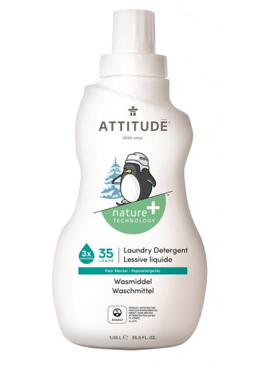 ATTITUDE Prací gel pro děti s vůní hruškové šťávy 1050 ml (35 pracích dávek)