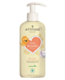 ATTITUDE Baby leaves Dětské tělové mléko s vůní hruškové šťávy, 473 ml