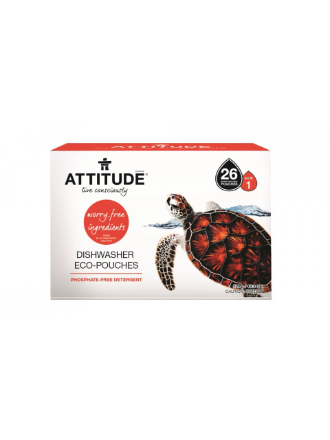 ATTITUDE Tablety do myčky bez fosfátů, 520 g (26 dávek)