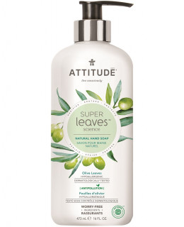 ATTITUDE Super leaves Přírodní mýdlo na ruce s detoxikačním účinkem - olivové listy, 473 ml