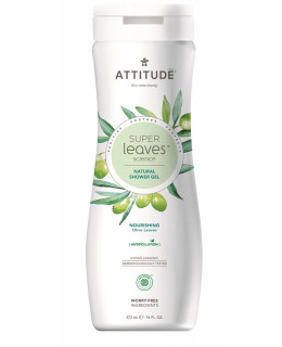 ATTITUDE Super leaves Přírodní tělové mýdlo s detoxikačním účinkem - olivové listy, 473 ml