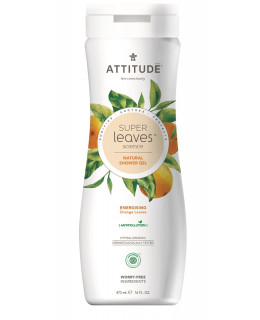ATTITUDE Super leaves Přírodní tělové mýdlo s detoxikačním účinkem - pomerančové listy, 473 ml