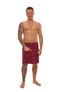 Pánský saunový kilt Bordeaux