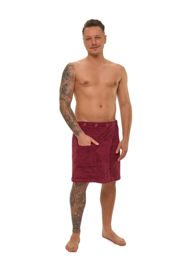 Pánský saunový kilt Bordeaux