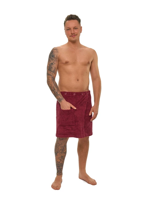 Pánský saunový kilt Bordeaux