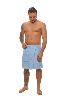 Pánský saunový kilt Light Blue