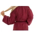 Dámský bavlněný župan model KIMONO 04 Bordeaux