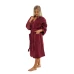 Dámský bavlněný župan model KIMONO 04 Bordeaux