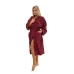 Dámský bavlněný župan model KIMONO 04 Bordeaux