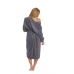 Dámský bavlněný župan model KIMONO 02 Dark Grey