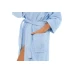 Sada Light Blue: župan KIMONO s výšivkou + dámský saunový kilt + osuška