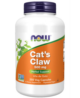 NOW Cat's Claw (Řemdihák plstnatý), 500 mg, 250 rostlinných kapslí