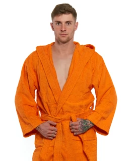 Pánský župan s výšivkou 22 Arancio