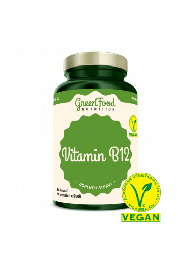 GreenFood Vitamin B12 60 kapslí