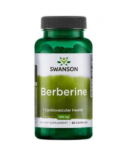 Swanson Berberine, 400 mg, 60 rostlinných kapslí