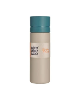 Lahev Circular Chalk and Teal 600ml