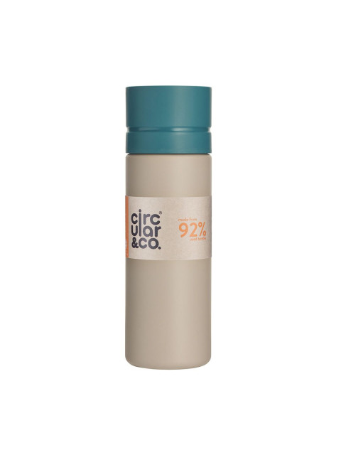 Lahev Circular Chalk and Teal 600ml