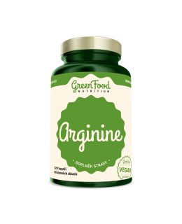 GreenFood GreenFood Arginin 120 kapslí - EXPIRACE 10/2025