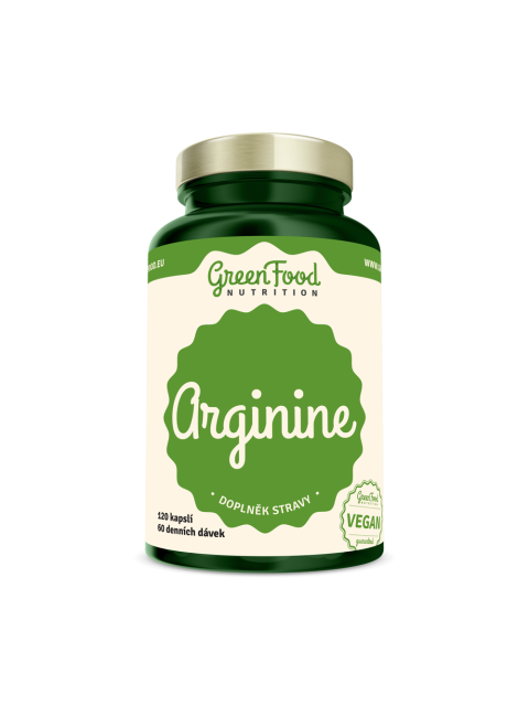 GreenFood GreenFood Arginin 120 kapslí - EXPIRACE 10/2025