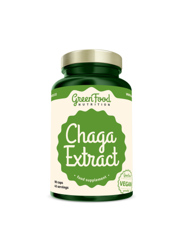 GreenFood Chaga extract 90 kapslí