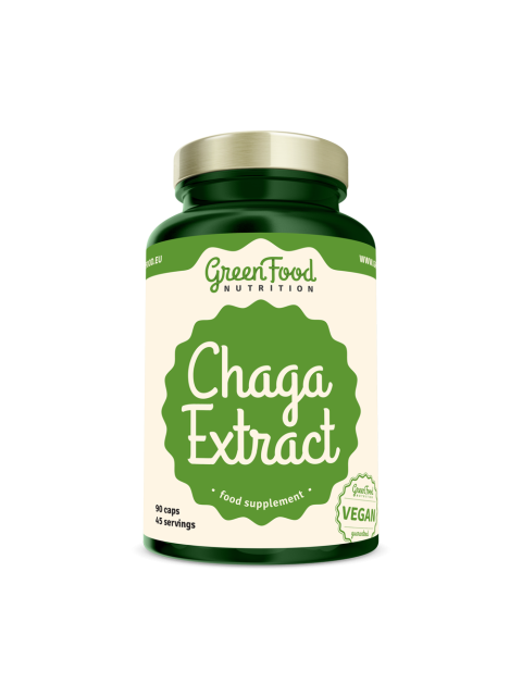 GreenFood Chaga extract 90 kapslí