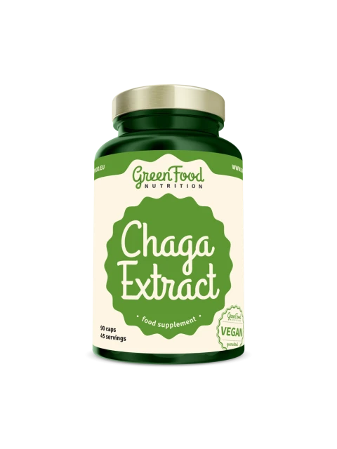 GreenFood Chaga extract 90 kapslí