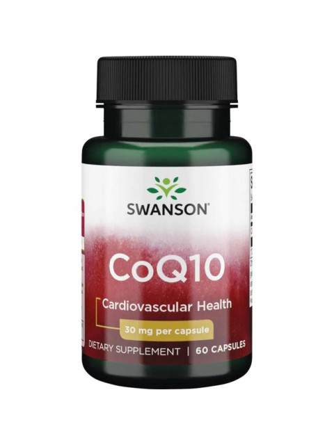 Swanson Koenzym Q10, 30 mg, 60 kapslí - EXPIRACE 3/2026