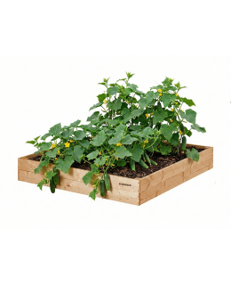 ATMOWOOD Modřínový vyvýšený záhon 120 x 120 x 20 cm