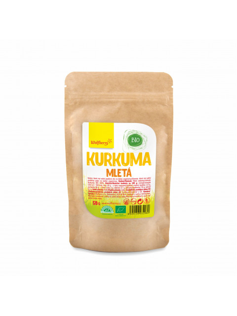 Wolfberry Kurkuma mletá BIO 50 g - EXPIRACE 6/23