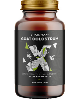 BrainMax Goat Colostrum, kozí kolostrum 250 mg, 100 rostlinných kapslí