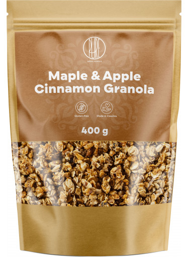 BrainMax Pure Maple & Apple Cinnamon Granola (granola - javorový sirup, jablko, skořice) 400g