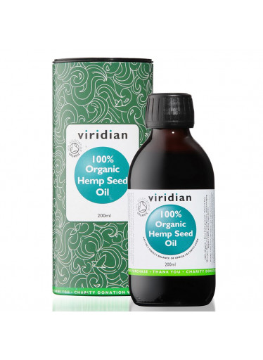 Viridian Hemp Seed Oil Organic, 200 ml