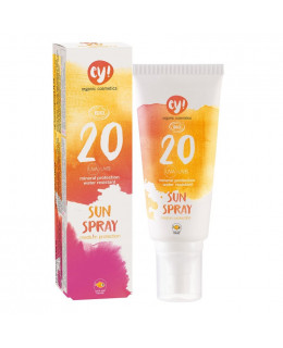 Ey! Opalovací krém ve spreji SPF 20 BIO (100 ml) - 100% přírodní, s minerálními pigmenty - Expirace - 11/24