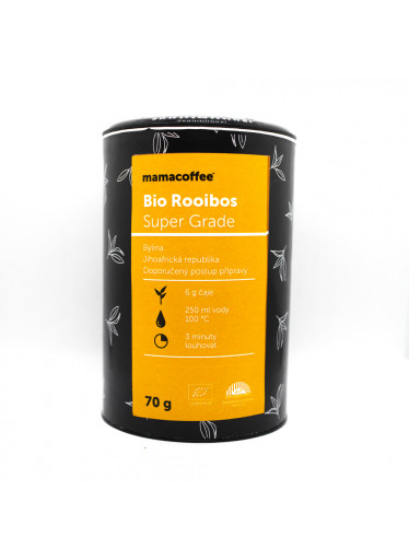 mamacoffee bio Rooibos Super Grade sypaný čaj 70 g - Klenot z Jihoafrické republiky
