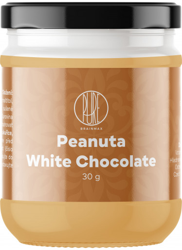 BrainMax Pure Peanuta, Bílá čokoláda, 30 g